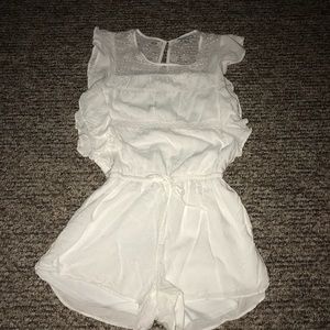 Soft white romper